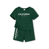 "California Los Angeles" Summer Short Set