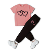 Double Heart Trouser Set