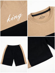 "Modern King" Color-Block Summer Set