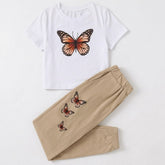 Butterfly Flight Summer Jogger Set