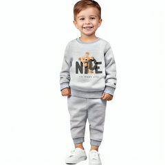 Nice Bear Fleece Tracksuit - Kin Trends