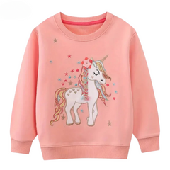 Unicorn Sweatshirt Pink