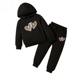 Golden Hearts Hoodie Tracksuit