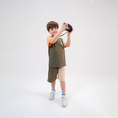 Mama’s Boy Color-Block Summer Set
