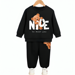 Nice Bear Fleece Tracksuit - Kin Trends