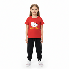 Hello Kitty T-Shirt with black Trousers