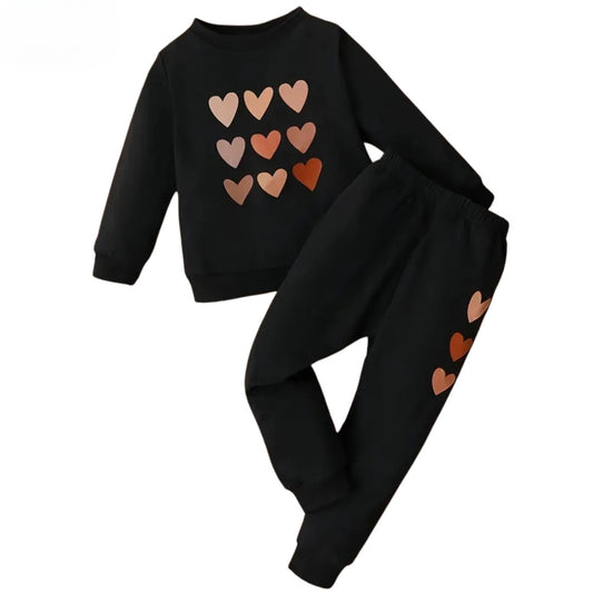 Multi Hearts Track Suit