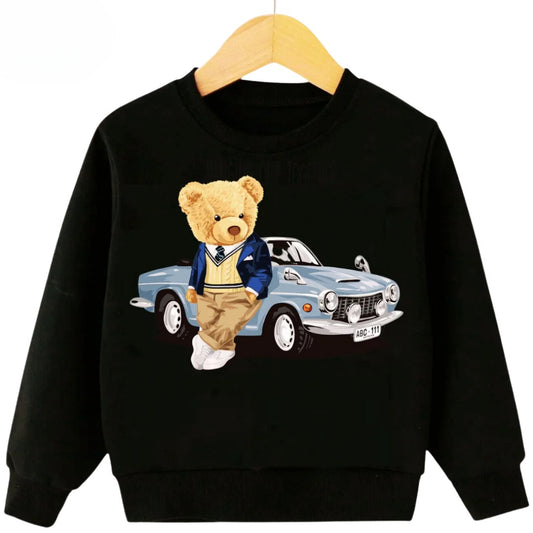 Cute Bear n Car Sweat Shirt