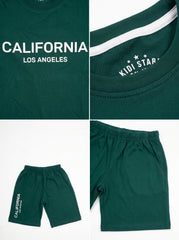 "California Los Angeles" Summer Short Set
