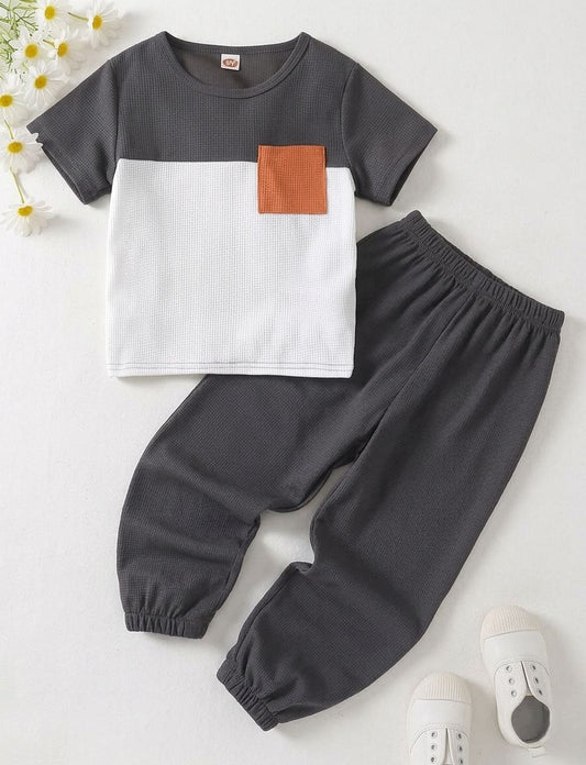 "Urban Waffle" Color-Block Summer Set