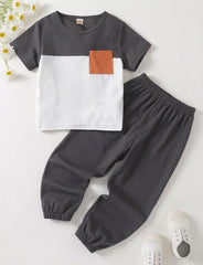 "Urban Waffle" Color-Block Summer Set