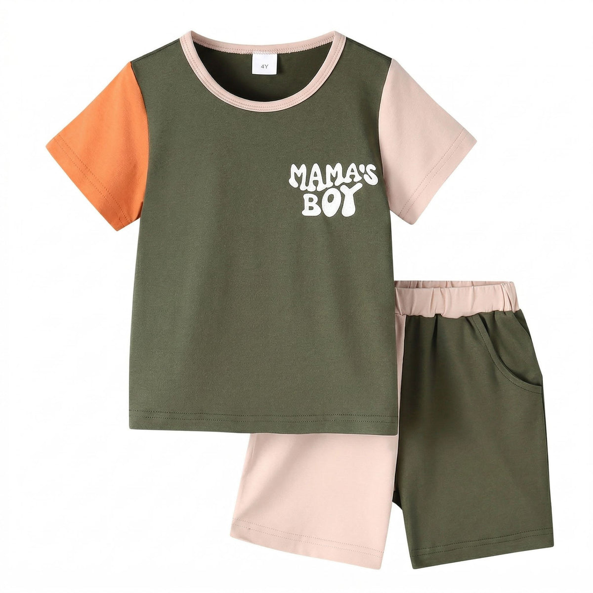Mama’s Boy Color-Block Summer Set
