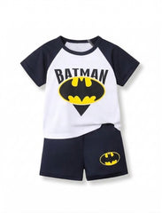Dark Knight Batman Summer Raglan Set