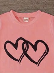 Double Heart Trouser Set