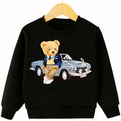 Car Bear Black Sweatshirt