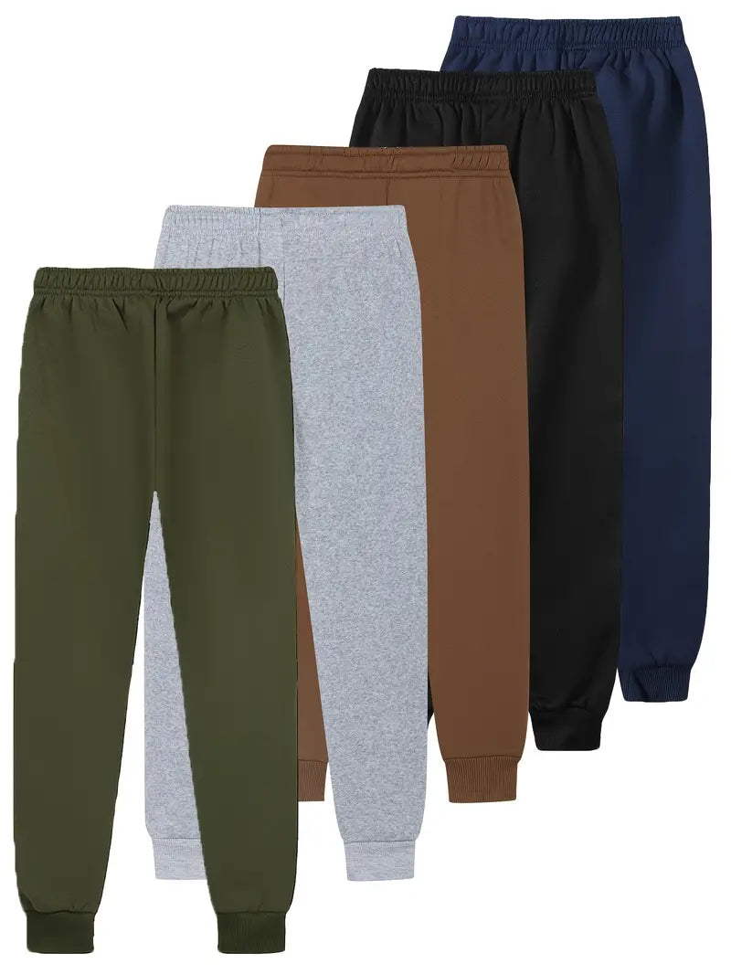 Pack Of 5 Fleece Trousers - Kin Trends