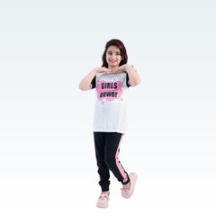 Girs Power Trouser Shirt Set