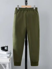 Olive Green Fleece Trouser