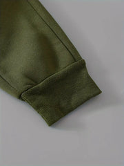 Olive Green Fleece Trouser