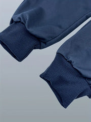 Navy Blue Fleece Trouser