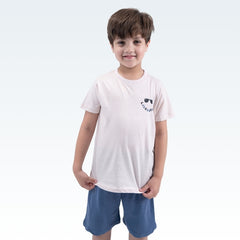 Little Brother T-Shirt with Blue Nicker
